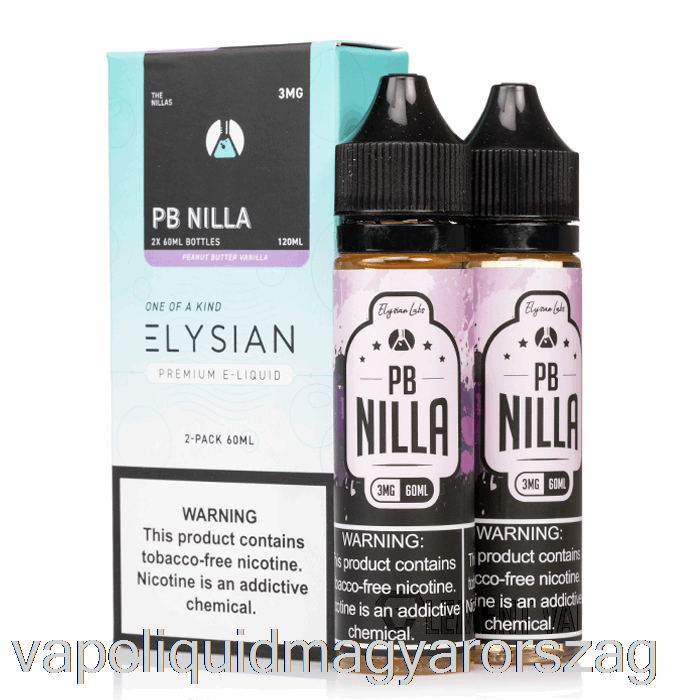 Pb Nilla - Elysian Labs - 120ml 0mg Vape Toll